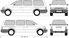 Download Dodge Caravan Vehicle Wrap Template free software